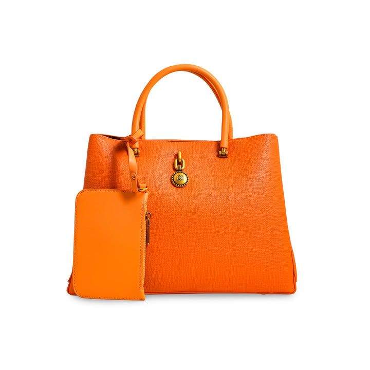 Orange Formal Hand Bags P36221