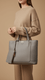 Grey Women Formal Shoulder Bag P36222