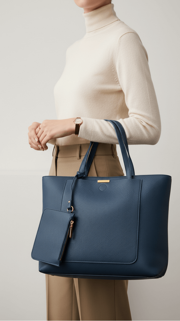 Blue Women Formal Shoulder Bag P36222