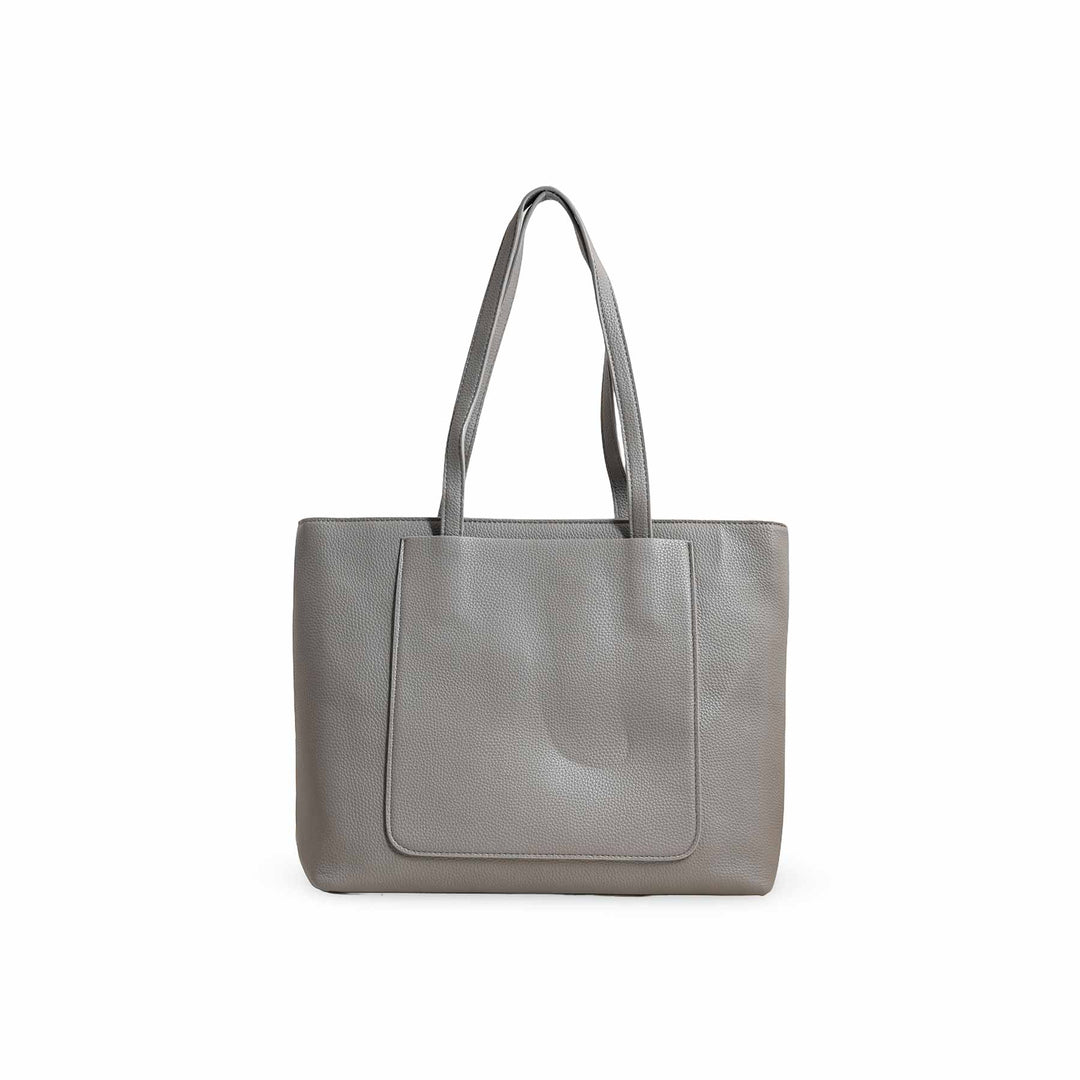 Grey Women Formal Shoulder Bag P36222