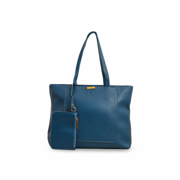 Blue Women Formal Shoulder Bag P36222