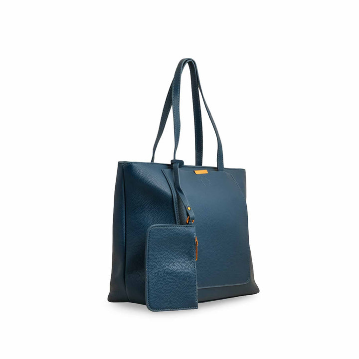 Blue Women Formal Shoulder Bag P36222