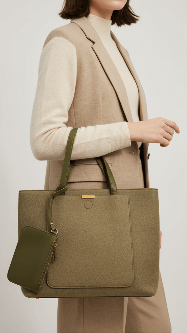 Green Women Formal Shoulder Bag P36227