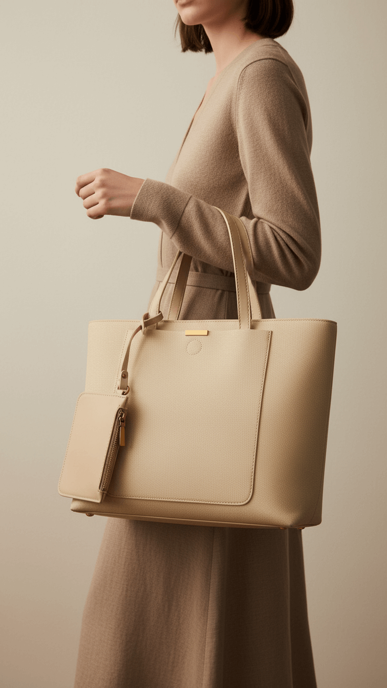 Beige Women Formal Shoulder Bag P36227