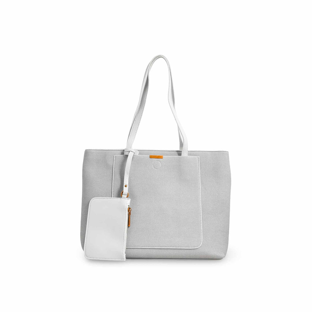 Grey Women Formal Shoulder Bag P36227