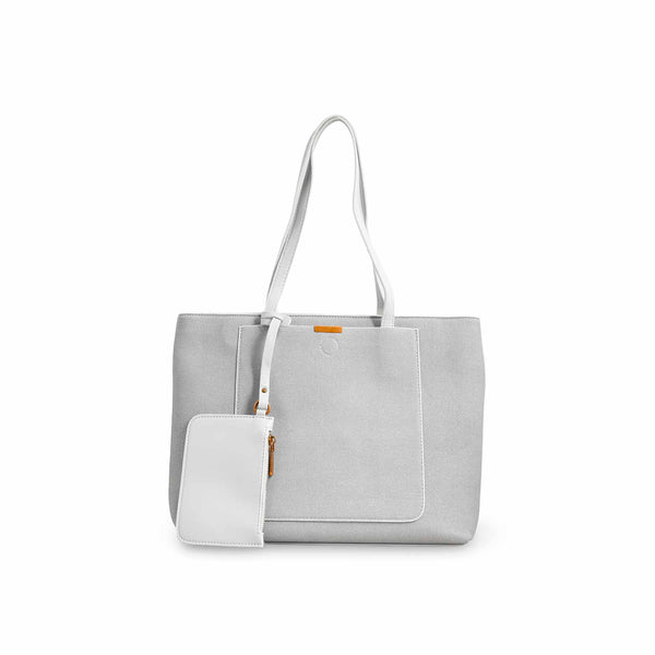 Grey Women Formal Shoulder Bag P36227