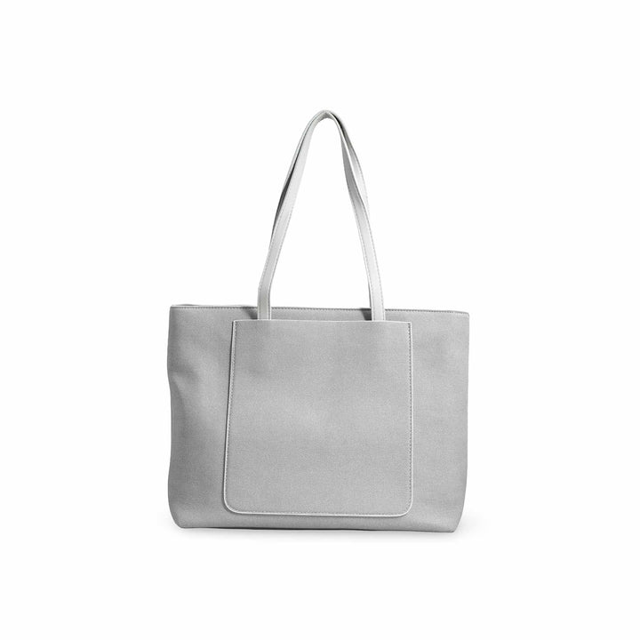 Grey Women Formal Shoulder Bag P36227