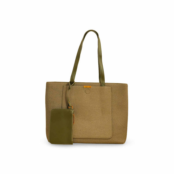 Green Women Formal Shoulder Bag P36227