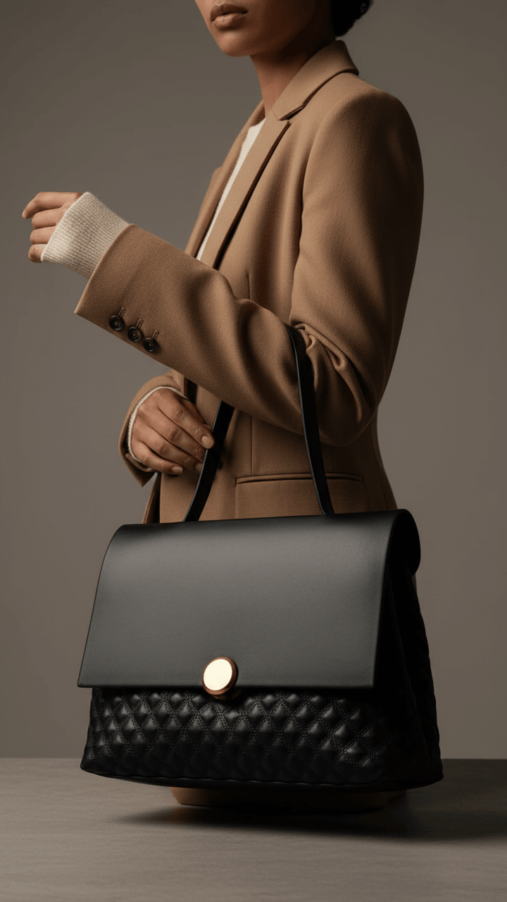 Black Women Formal Shoulder Bag P36230