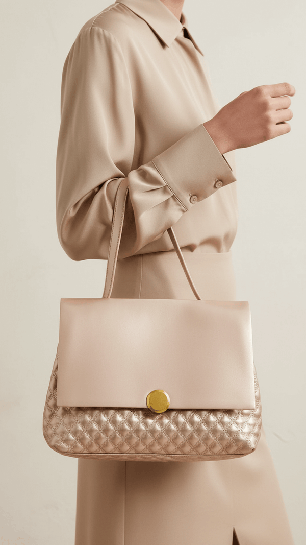 Silver Women Formal Shoulder Bag P36230