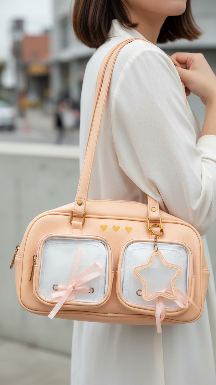 Orange Women Formal Shoulder Bag P36233