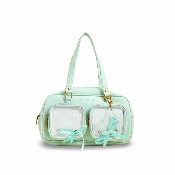 Green Women Formal Shoulder Bag P36233