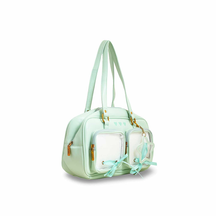Green Women Formal Shoulder Bag P36233