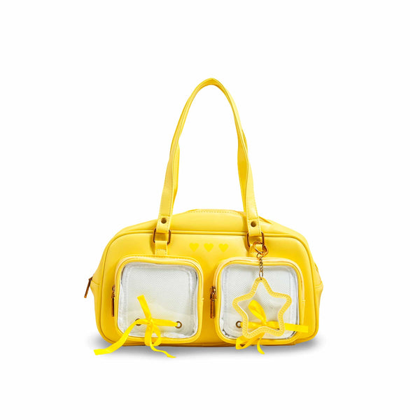 Yellow Women Formal Shoulder Bag P36233