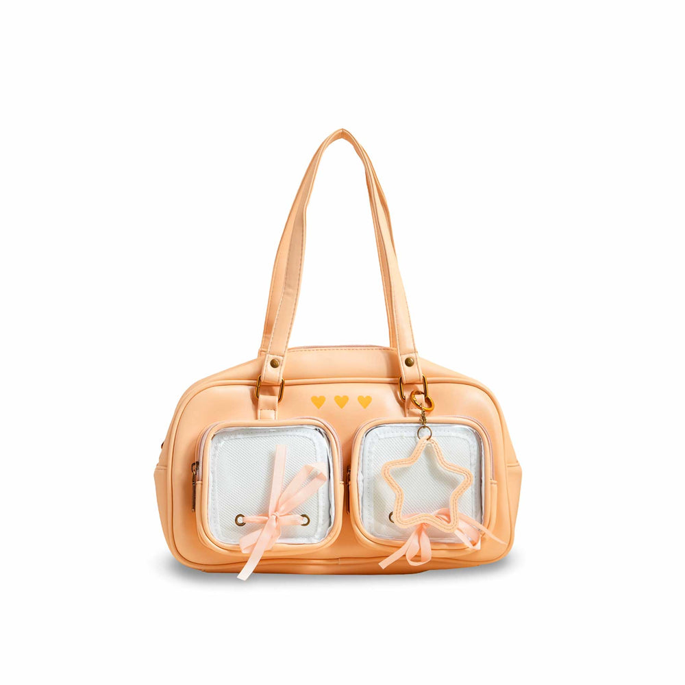 Orange Women Formal Shoulder Bag P36233