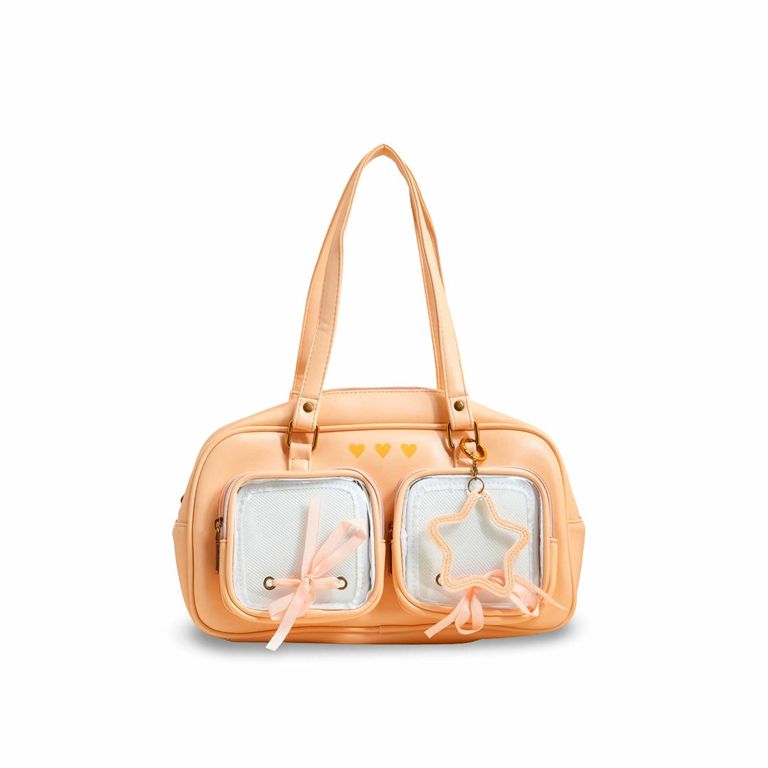 Orange Women Formal Shoulder Bag P36233