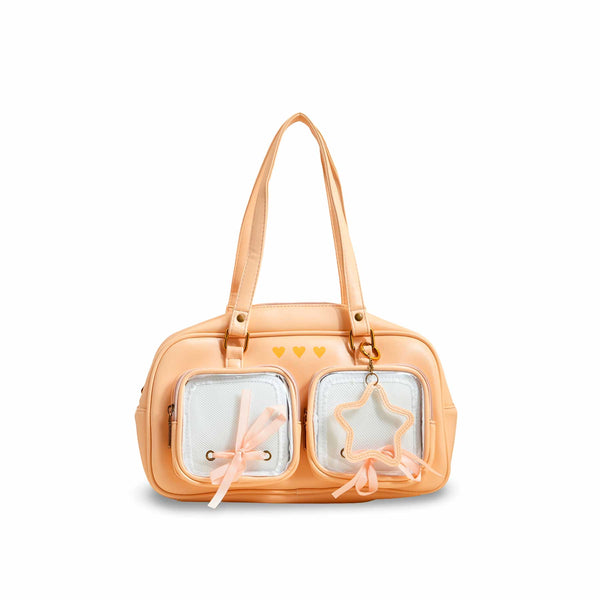 Orange Women Formal Shoulder Bag P36233