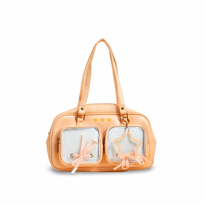 Orange Women Formal Shoulder Bag P36233