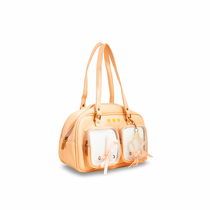 Orange Women Formal Shoulder Bag P36233