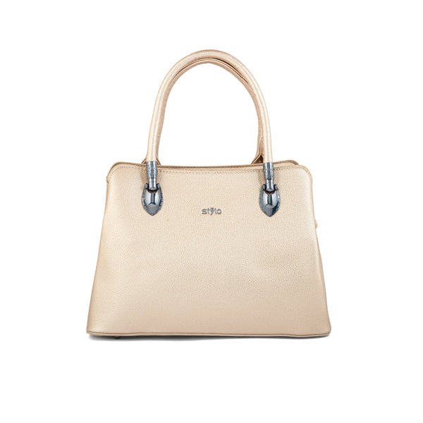 Golden Formal Hand Bag P36234