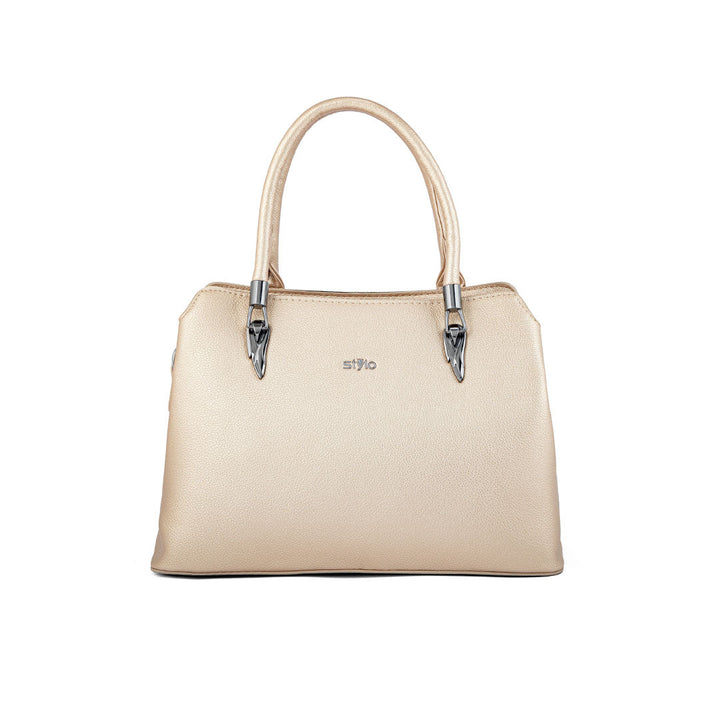 Golden Formal Hand Bag P36235