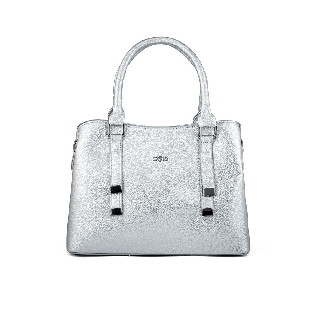Silver Formal Hand Bag P36236