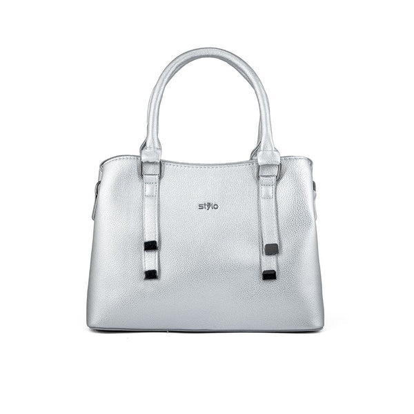 Silver Formal Hand Bag P36236
