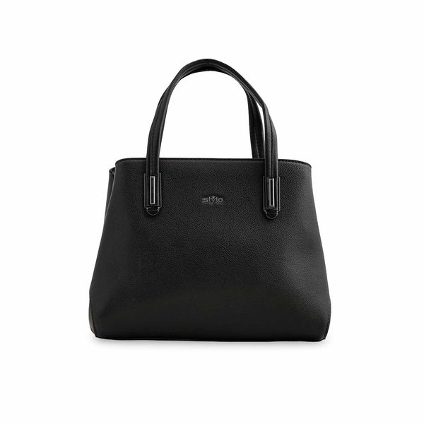 Black Formal Hand Bag P36238