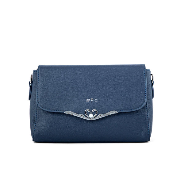 Blue Women Formal Shoulder Bag P36240