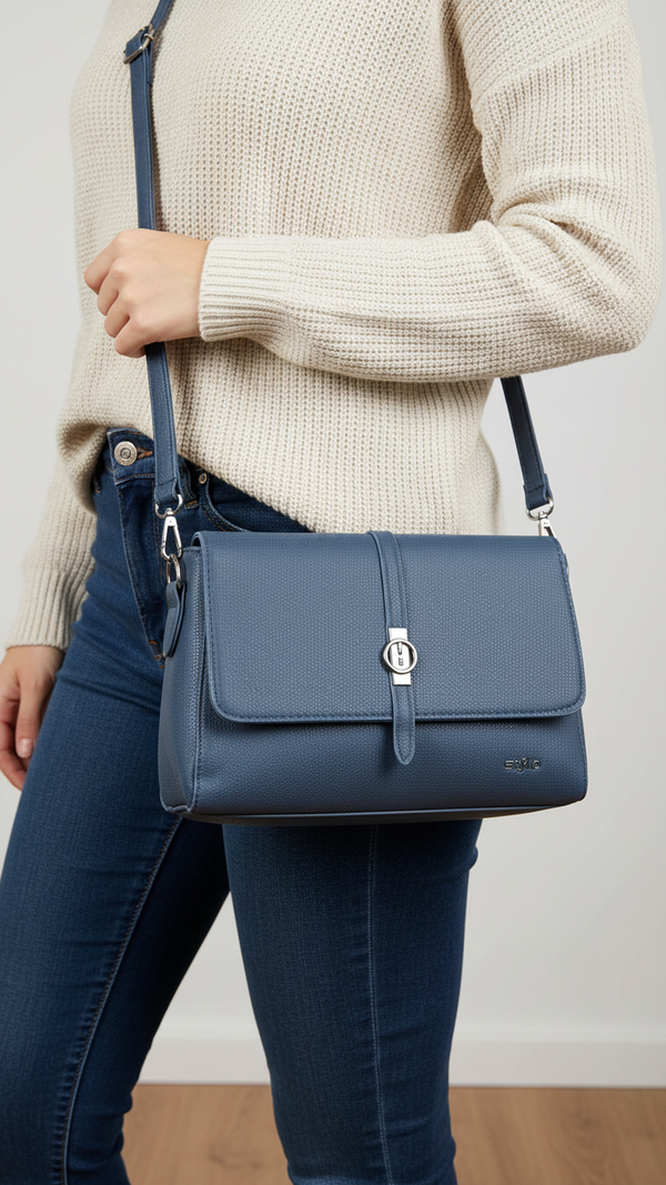 Blue Formal Shoulder Bag P36241