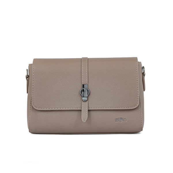 Khaki Formal Shoulder Bag P36241
