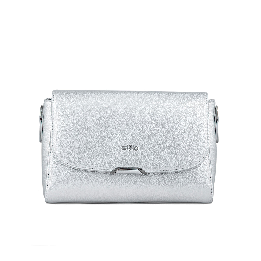 Silver Formal Shoulder Bag P36242
