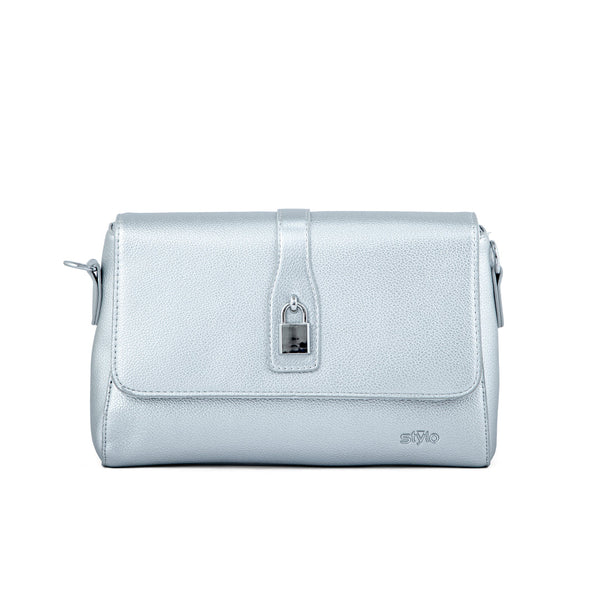 Silver Formal Shoulder Bag P36243