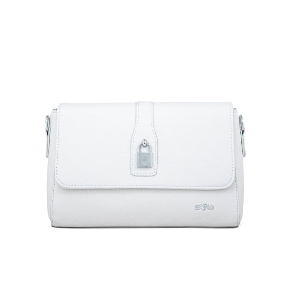 Beige Formal Shoulder Bag P36243