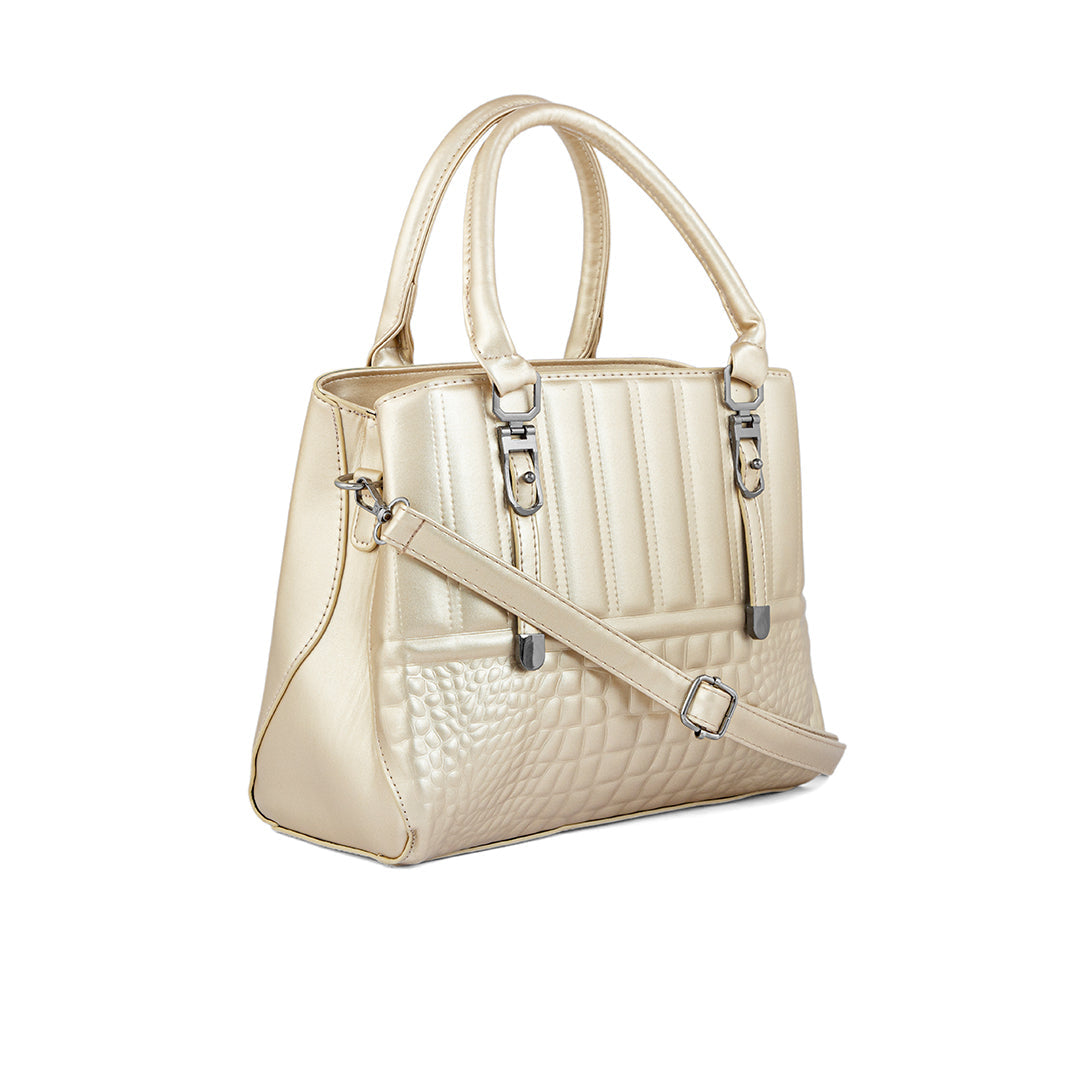 Golden Formal Hand Bag P36244