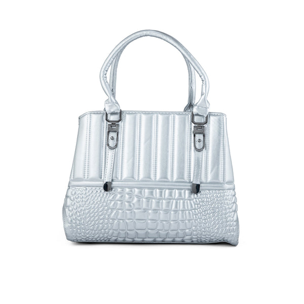 Silver Formal Hand Bag P36244