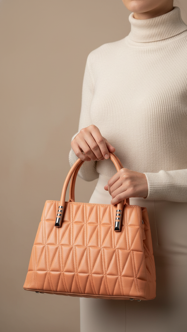 Orange Formal Hand Bag P36245