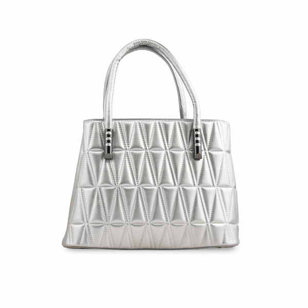 Silver Formal Hand Bag P36245