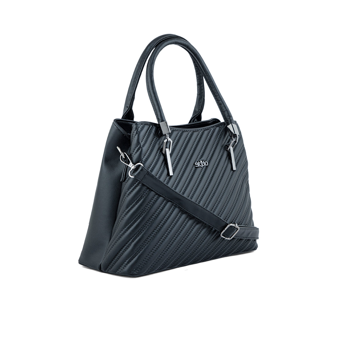Black Formal Hand Bag P36247