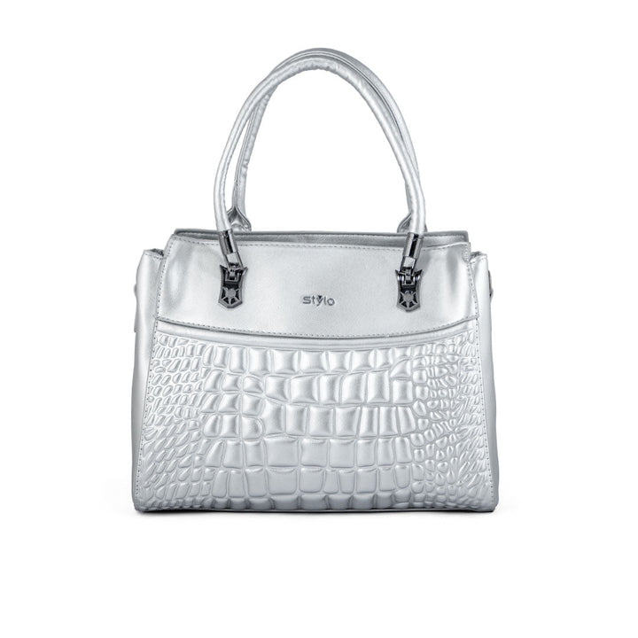 Silver Formal Hand Bag P36248