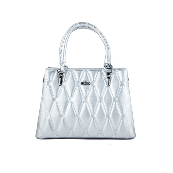 Silver Formal Hand Bag P36249
