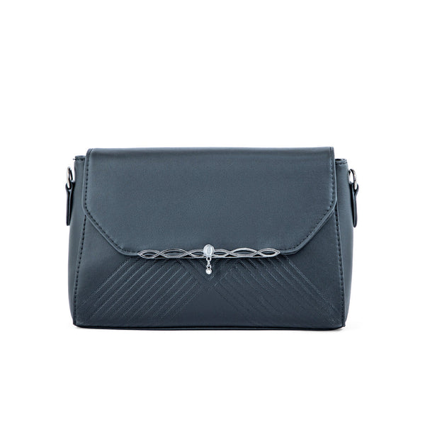 Black Formal Shoulder Bag For Women P36251
