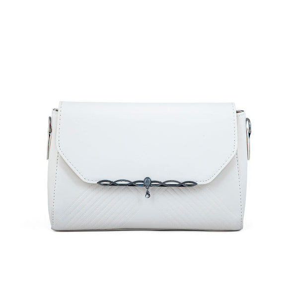 Beige Formal Shoulder Bag For Women P36251