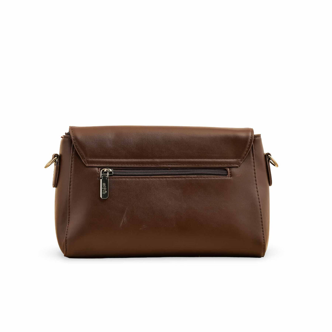 Brown Formal Shoulder Bag For Women P36252