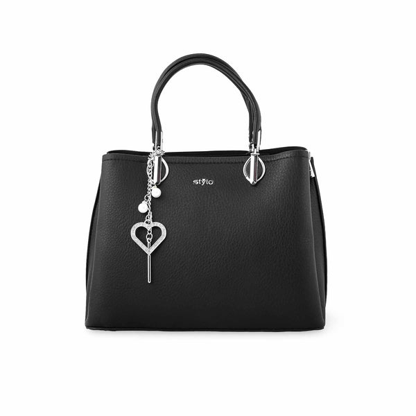 Black Formal Hand Bag P36256