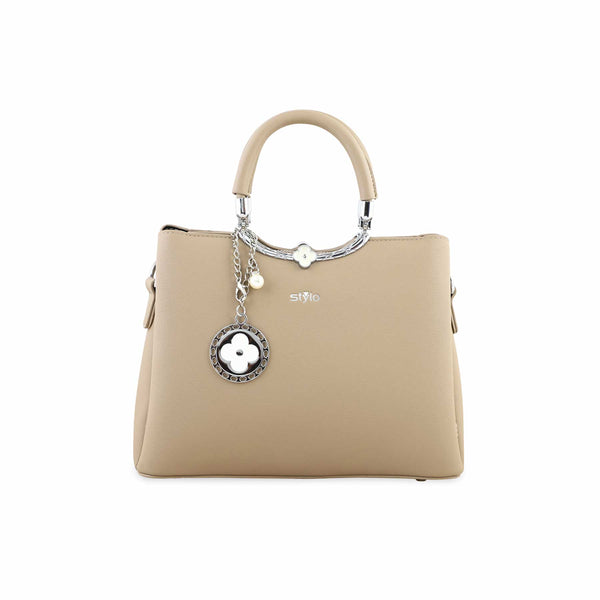 Khaki Formal Hand Bag P36257