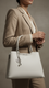 White Formal Hand Bag P36258