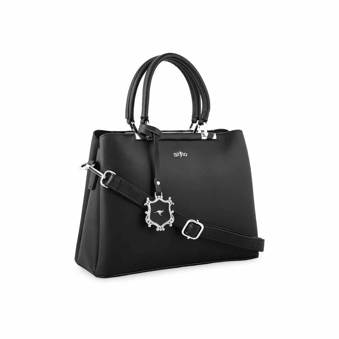 Black Formal Hand Bag P36259