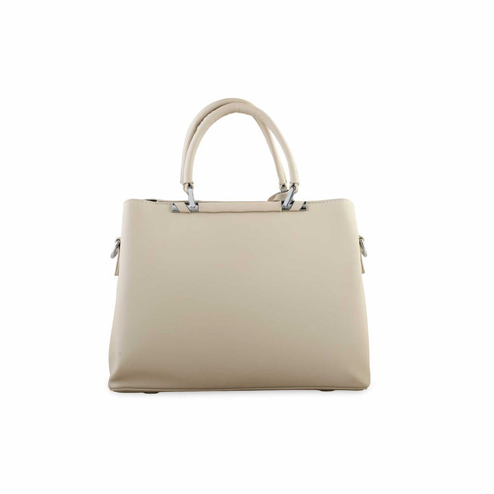 White Formal Hand Bag P36259