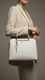 White Formal Hand Bag P36261